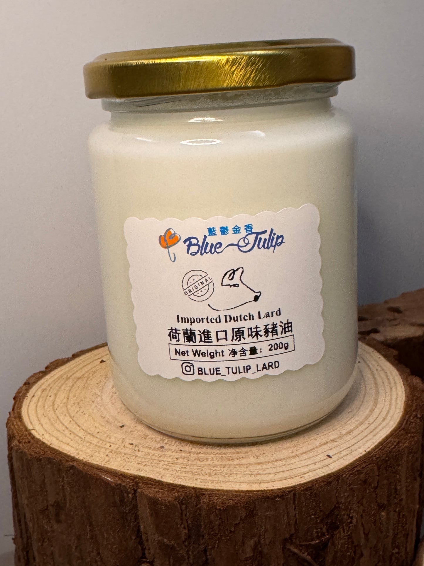 Blue Tulip Dutch Imported Original Flavor Lard - 200g