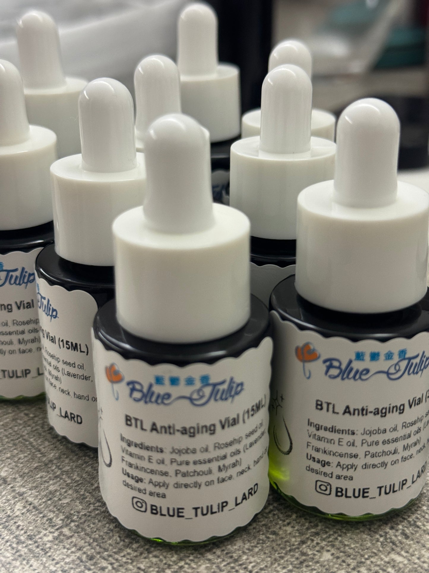 BTL Hand-Mixed Anti-Wrinkle Essential Oil - 15ml